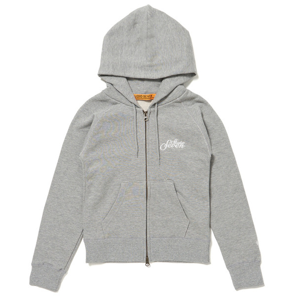 Logo Embroidery Zip Hoodie  詳細画像 Grey 1