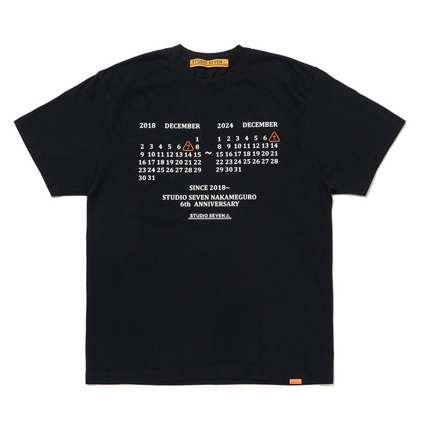 6th Anniversary SS Tee 詳細画像 Black 1