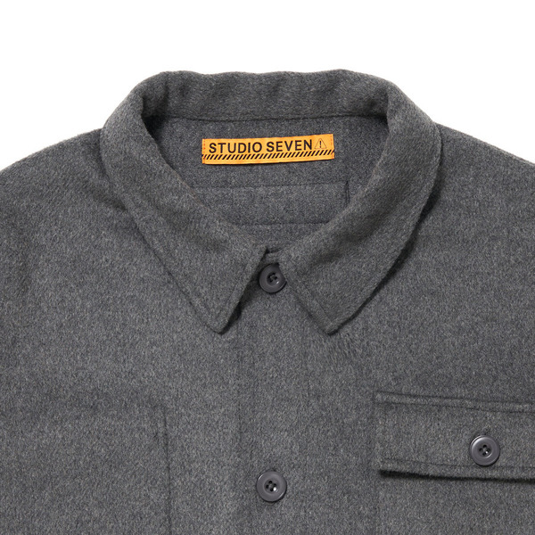 3-Pocket Wool Shirt Jacket 詳細画像 C.Grey 1