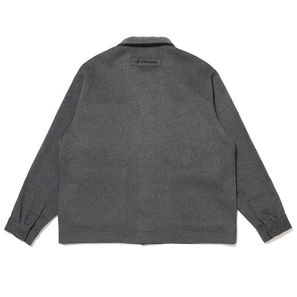 3-Pocket Wool Shirt Jacket 詳細画像 C.Grey 6