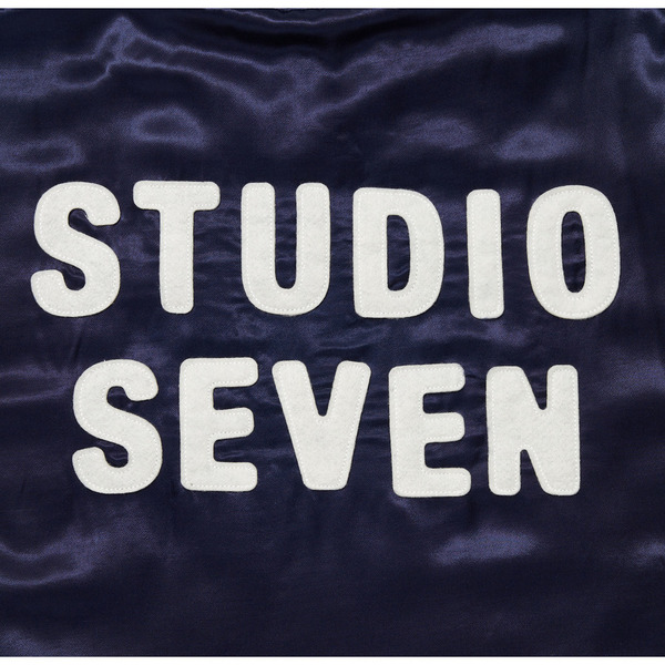 Satin Stadium Jacket 詳細画像 Navy 9