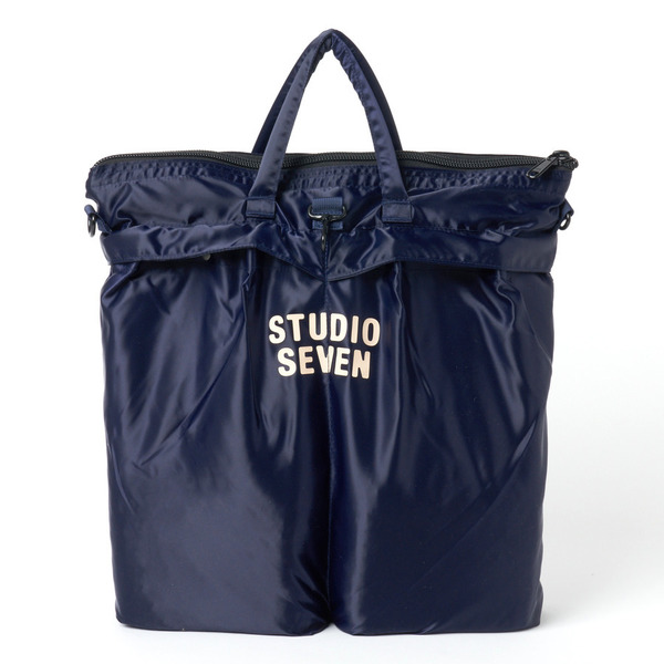 Satin Helmet Bag 詳細画像 Navy 1