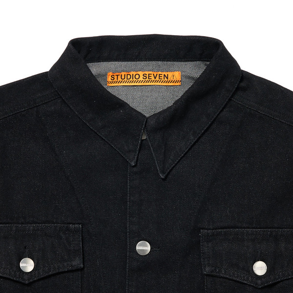 Double Pocket Denim Jacket 詳細画像 Black 2