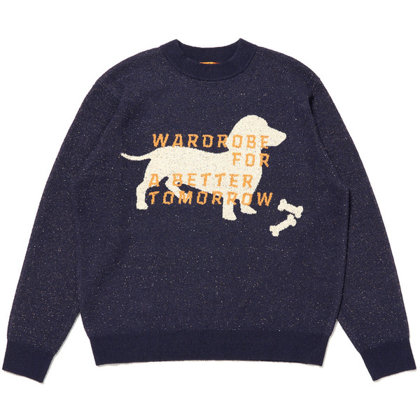 The Dog Jacquard Knit 詳細画像 Navy 1