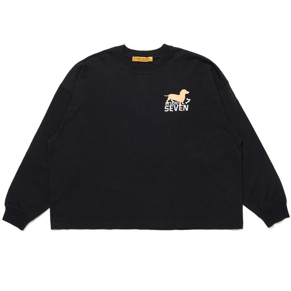 The Dog Long Sleeve T-shirt 詳細画像 Black 6