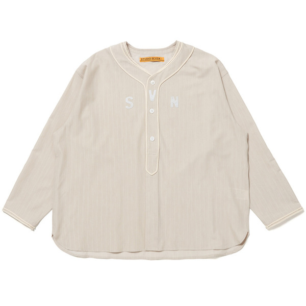 Tailored Baseball Shirt 詳細画像 L.Beige 6