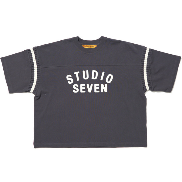 Knit Rib Big T-shirt 詳細画像 C.Grey 6