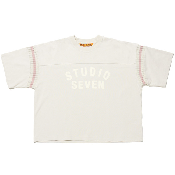 Knit Rib Big T-shirt 詳細画像 L.Beige 1