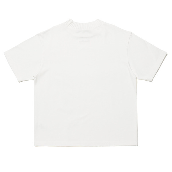 Ribbed High Neck T-shirt 詳細画像 White 7