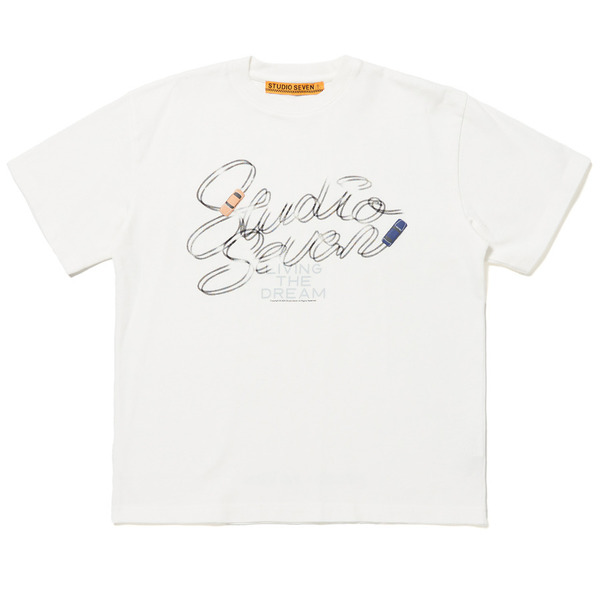 Car Line Logo T-shirt 詳細画像 White 11