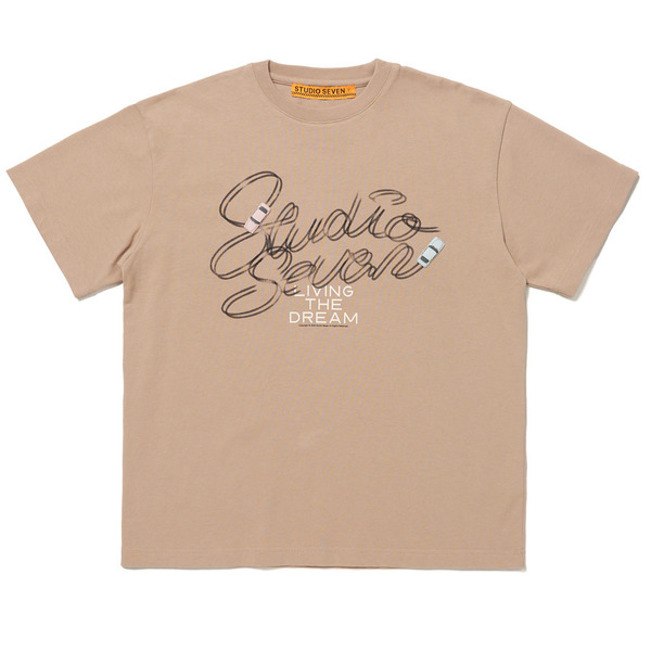 Car Line Logo T-shirt 詳細画像 Beige 1