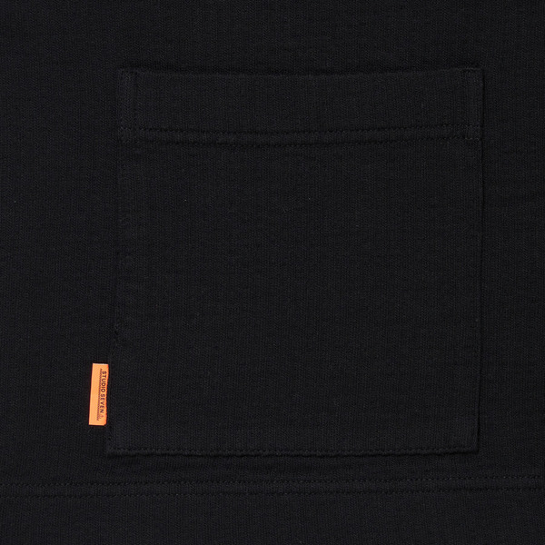 Cotton Crew Neck Cardigan 詳細画像 Black 4