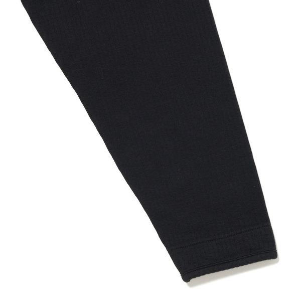 Cotton Crew Neck Cardigan 詳細画像 Black 5