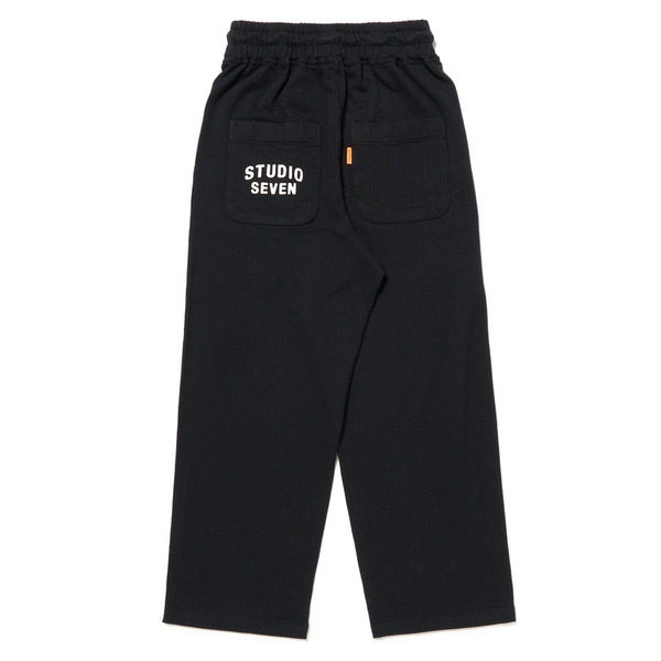 Cotton Wide Easy Pants 詳細画像 Black 6