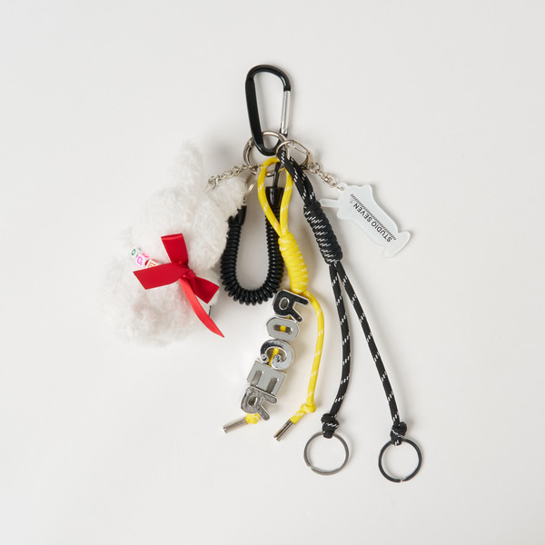 ROGER PLUSH TOY KEY CHAIN 詳細画像 White 5