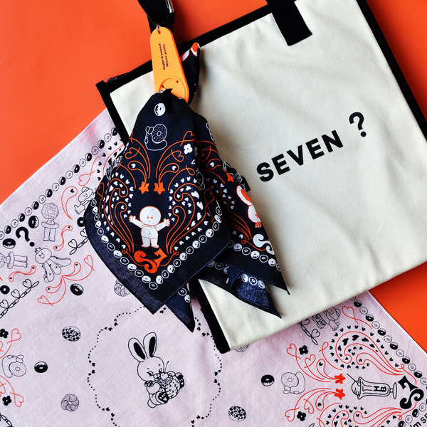 I'm SEVEN？ Bandana 詳細画像 Navy 9
