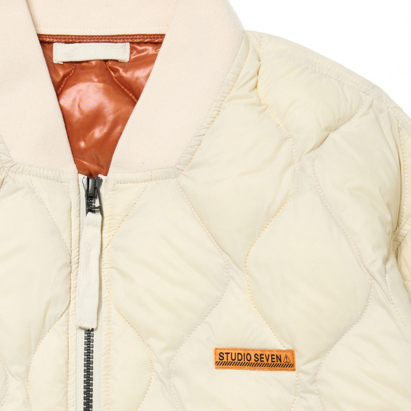 TAION x STUDIO SEVEN MA-1 DOWN JACKET 詳細画像 O.White 13