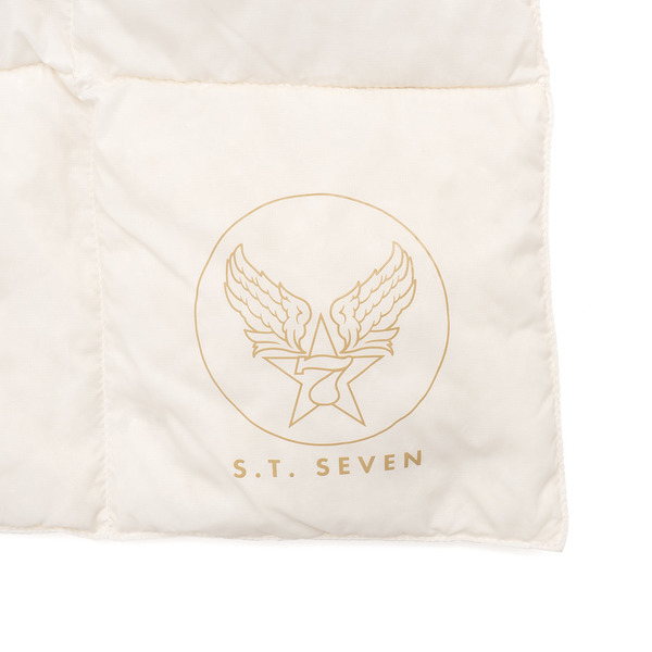 TAION x STUDIO SEVEN LONG DOWN MUFFLER　 詳細画像 O.White 2