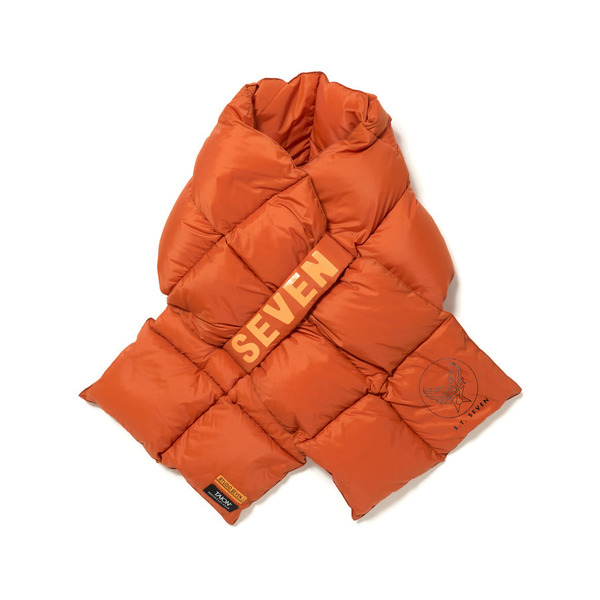 TAION x STUDIO SEVEN LONG DOWN MUFFLER　 詳細画像 Orange 1