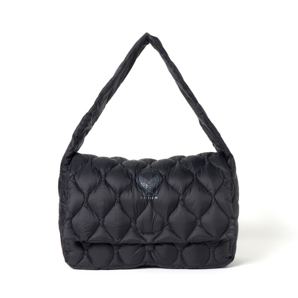 TAION x STUDIO SEVEN MESSENGER DOWN BAG-L 詳細画像 Black 1