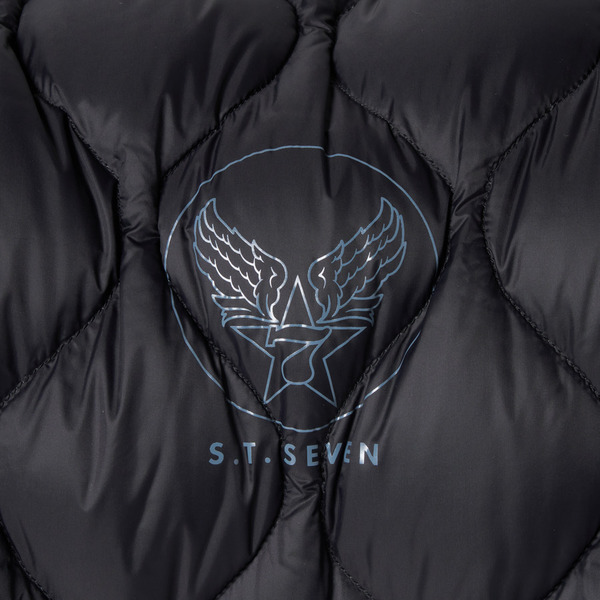 TAION x STUDIO SEVEN MESSENGER DOWN BAG-L 詳細画像 Black 6