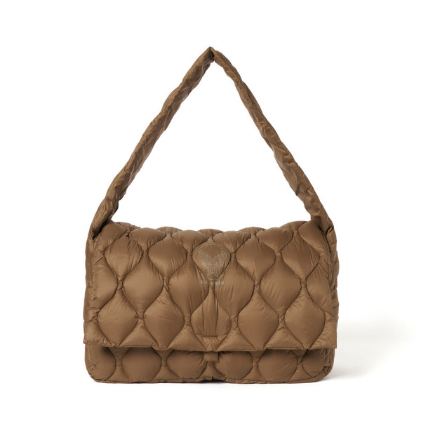 TAION x STUDIO SEVEN MESSENGER DOWN BAG-L 詳細画像 Brown 1