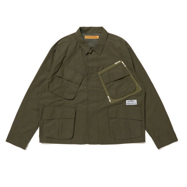 Asymmetry Work Shirt 詳細画像 Black 1