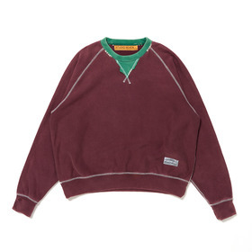 Two-tone Crew Neck Sweat 詳細画像