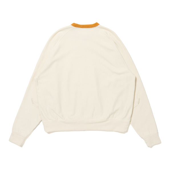 Two-tone Crew Neck Sweat 詳細画像 Natural 5