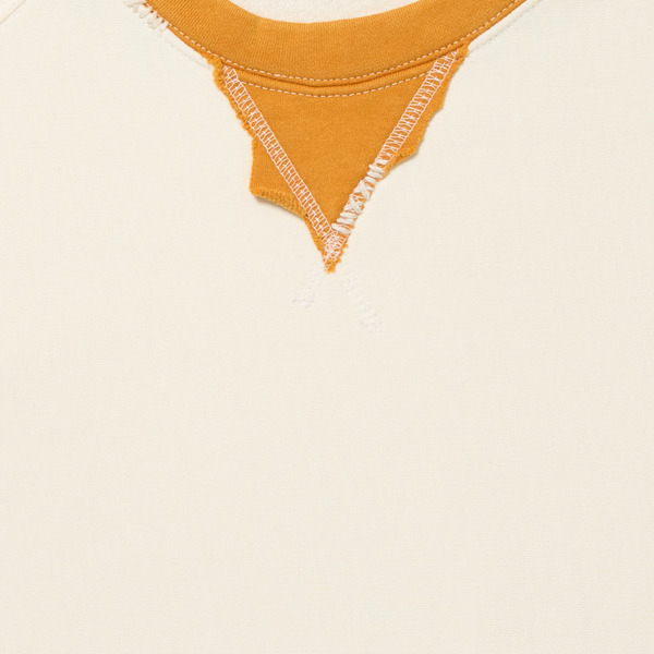 Two-tone Crew Neck Sweat 詳細画像 Natural 6