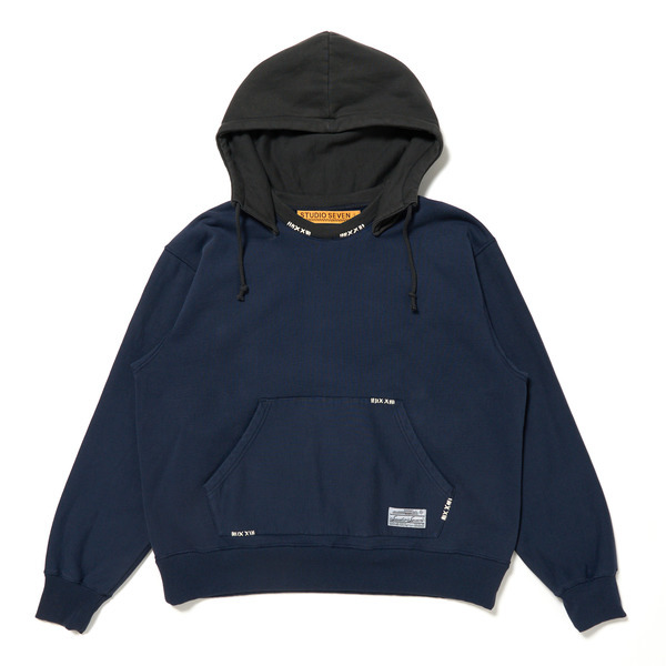 Two-tone Hoodie Sweat 詳細画像 Grey 3