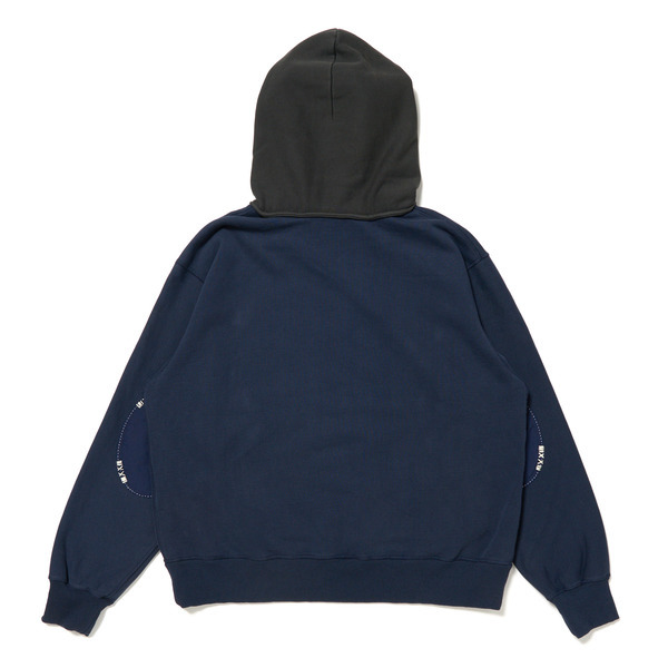 Two-tone Hoodie Sweat 詳細画像 Grey 4