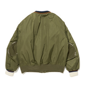 Knit Rib MA-1 Jacket 詳細画像