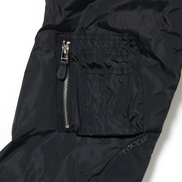 Knit Rib MA-1 Jacket 詳細画像 Black 10
