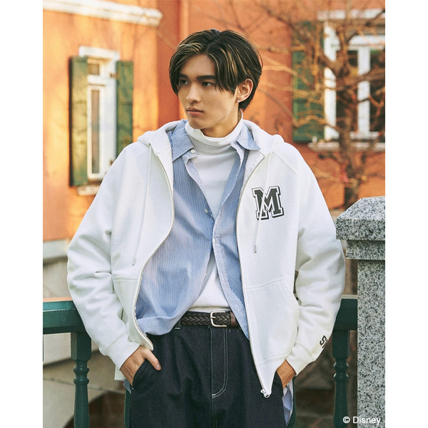 Mickey Mouse Collection Zip Hoodie 詳細画像 White 11