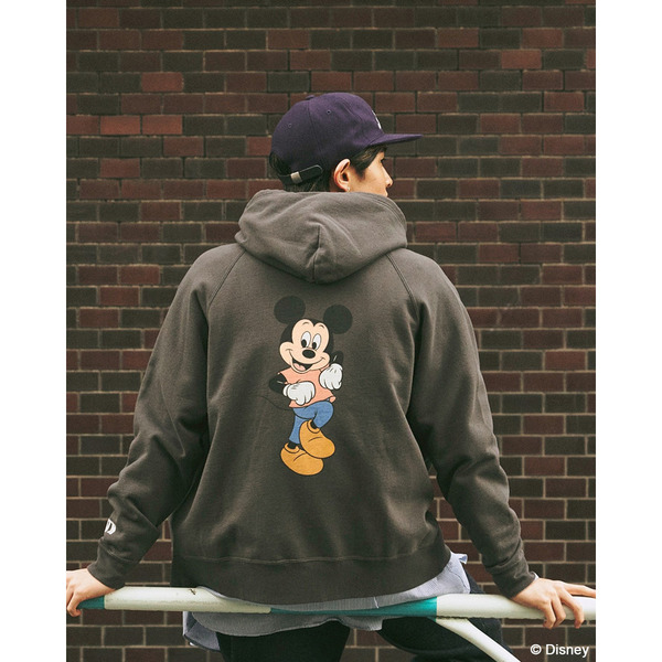 Mickey Mouse Collection Zip Hoodie 詳細画像 White 12