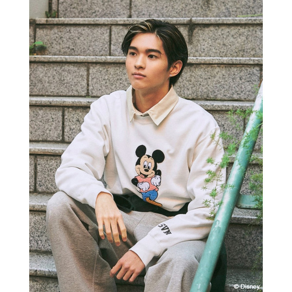 Mickey Mouse Collection Crew Neck Sweat 詳細画像 White 10