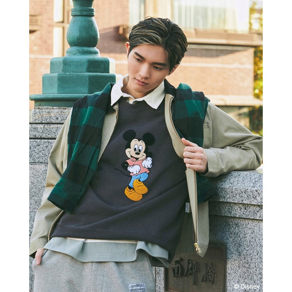 Mickey Mouse Collection Crew Neck Sweat 詳細画像 White 11