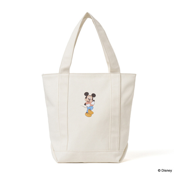 Mickey Mouse Collection Canvas Tote Bag 詳細画像 White 1