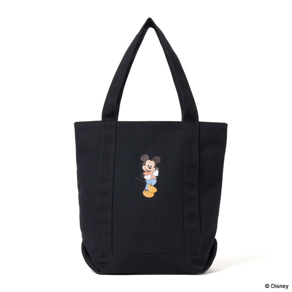 Mickey Mouse Collection Canvas Tote Bag 詳細画像 Black 1