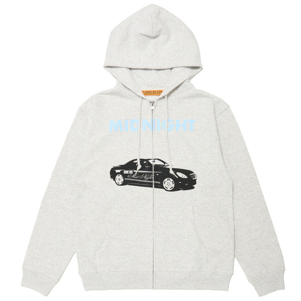 HBZ x SVN MIDNIGHT Zip Hoodie 詳細画像 H.Grey 1