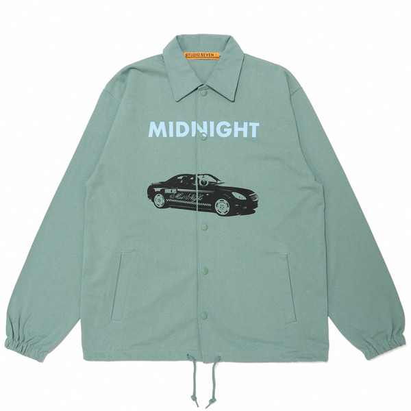 HBZ x SVN MIDNIGHT Coach Jacket 詳細画像 Mint 1
