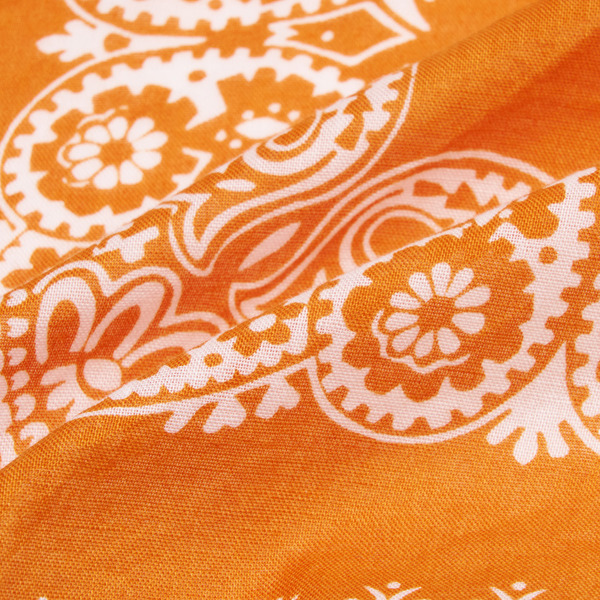 Vintage Pattern Bandana 詳細画像 Orange 5