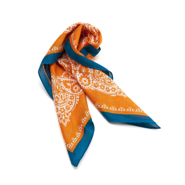 Vintage Pattern Bandana 詳細画像 Orange 7