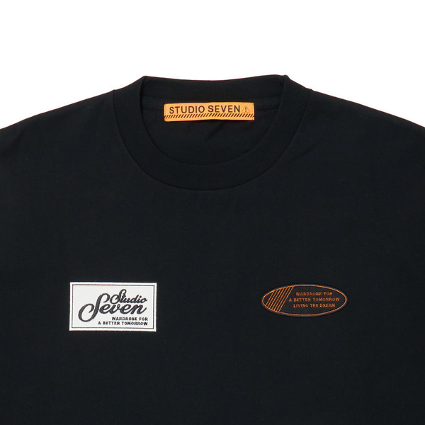 Patch Big Silhouette Tee 詳細画像 White 3