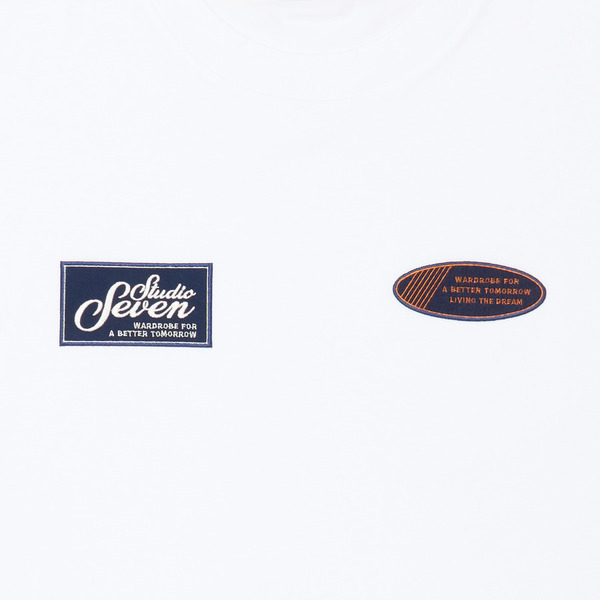 Patch Big Silhouette Tee 詳細画像 White 6