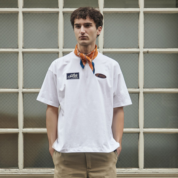 Patch Big Silhouette Tee 詳細画像 White 7