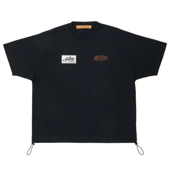 Patch Big Silhouette Tee 詳細画像 Black 1