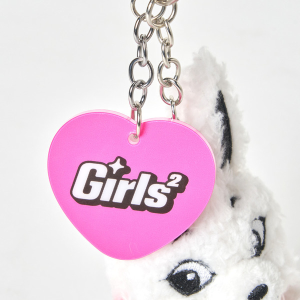 Girls&sup2; x STUDIO SEVEN Roger Plush Toy Key Chain 詳細画像 White 3