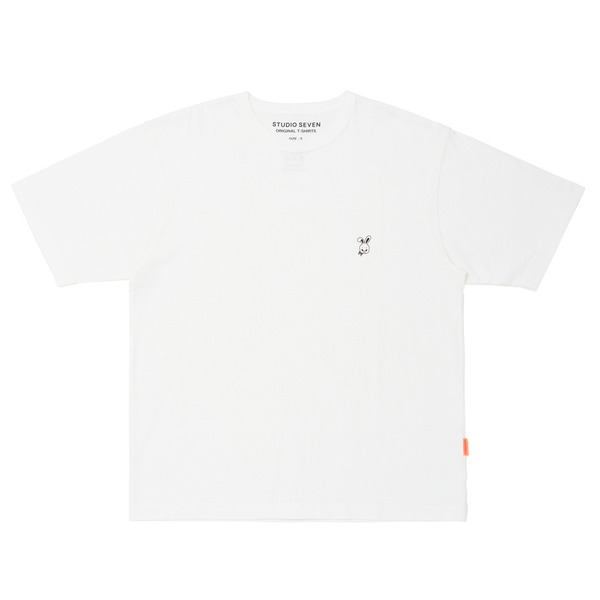 SEVEN PACK T-SHIRTS | CAUTION LOGO & ROGER 詳細画像 White&times;Black 2